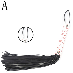 Lobo negro <span class=keywords><strong>Dormitorio</strong></span> Bondage Castigo Flirting Juguete del sexo Coquetear látigo de Cuero - Product Image 5