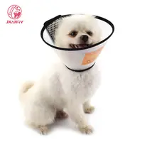 JXANRY الحيوانات الأليفة الكلب اليزابيث دائرة غطاء منع دغة والخدش سوار عنق مع شفافة ومتعددة نمط الحيوانات الأليفة المورد