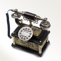 Personnalisation haut de gamme du téléphone ancien créatif téléphone filaire téléphone fixe domestique rétro américain