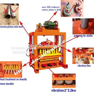 Qtj4-40 hueco de la máquina del ladrillo de cemento que hace la máquina precio, concret del bloque de la máquina de hacer dinero - Product Image 2