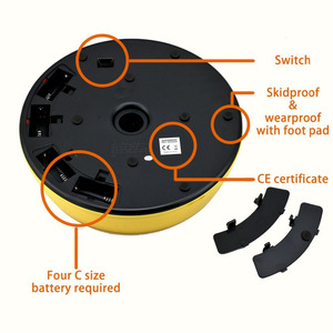 Distributeur automatique de nourriture pour chien, <span class=keywords><strong>programmable</strong></span> pour 4 repas, minuterie, fournitures pour animaux de compagnie, chat, chiot, bols, plateaux à eau, station électrique, conteneur - Product Image 6