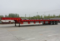 3-Axis Hydraulic Gooseneck Front Loaded Low-bett Trailer niedrigen deck semi-anhänger schwanenhals anhänger ausrüstung