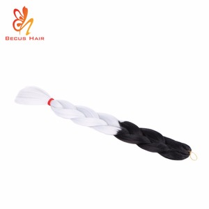 Capelli intrecciati jumbo di estensione dei capelli sintetici di espressione africana - Product Image 6