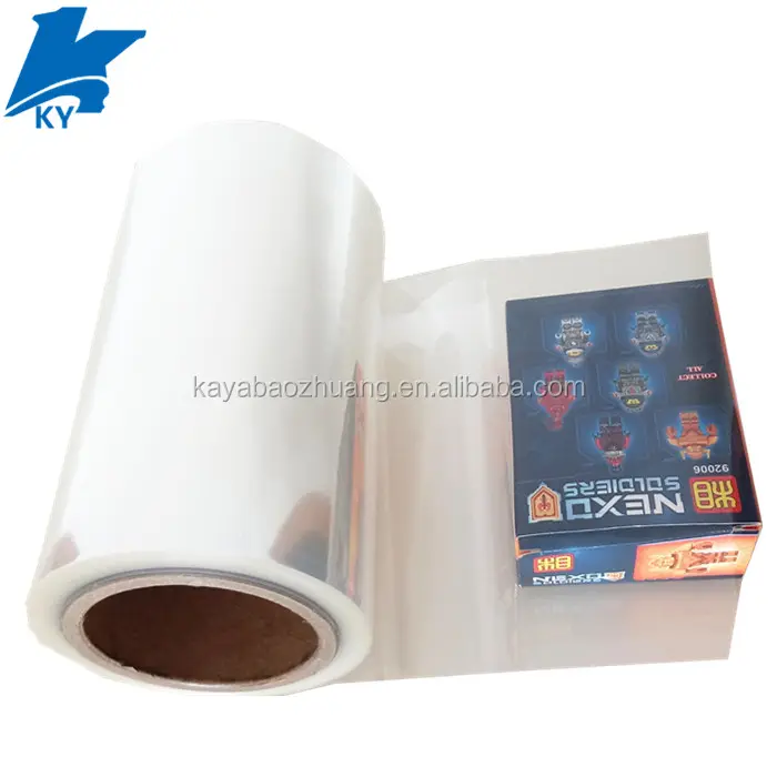 Center folded PVC Shrink Wrap plastic Film in roll for packaging