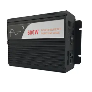 600W 600Watt 0.6KW 0.6KVA dc 12V 24V 48V to ac 110v 120v 220v 230v solar power inverter high frequency pure sine wave inverter
