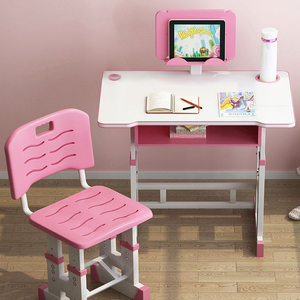 Weelin rosa azul plegable niños escritorio mesa de estudio para los niños de los estudiantes - Product Image 3