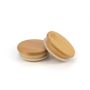 Pot hermétique en verre borosilicate avec couvercle en liège de <span class=keywords><strong>bambou</strong></span>, récipient de stockage des aliments, épices, étanche à la chaleur - Product Image 6