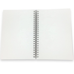 Bán buôn A5 xoắn ốc máy tính xách tay với 40 Sheets mẫu miễn phí các tông màu đen bìa cứng ràng buộc bởi xoắn ốc ràng buộc trống trang - Product Image 6