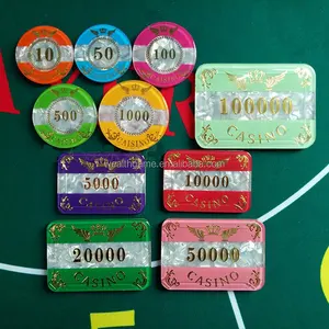 Acryl Crystal Poker Chip