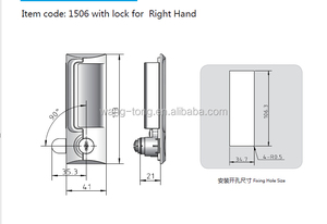T Thiết kế đặc biệt sử dụng rộng rãi núm cam khóa nhựa nhựa cam khóa xử lý khóa - Product Image 6