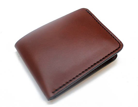 minimalist sleek leather wallet for men