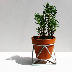 Étagères de fleurs en fer forgé doré, petit support de jardinière pour l'extérieur - Product Image 4