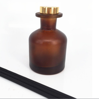 Kaca Alchemy Reed Diffuser Fragrance Botol 100 Ml Amber Reed Diffuser Botol