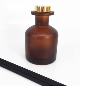 Difusor de láminas de vidrio, botellas de fragancia, 100ml, color ámbar - Product Image 4