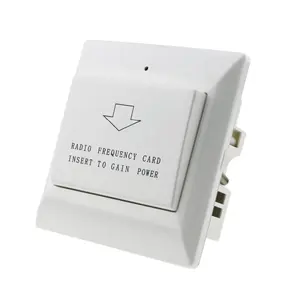 Hotel guestroom wall switch 125khz Rfid card take power energy saving saver