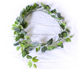 Plantas artificiales Ivy vid verde caña de jardín decorativo - Product Image 3