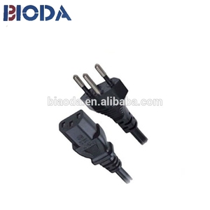 10A 250 V SEV certificat mâle 2 broches suisse plug power ac cordon d'alimentation - Product Image 3