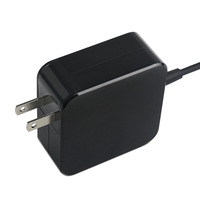 Zwart/Wit Vierkant PD-65W USB-C Lader Voor Macbook /De Ll/Hp/Lenovo Laptop