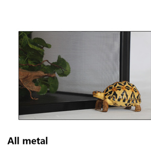 Haute qualité blanc couleur noire pour animaux de compagnie terrarium maille <span class=keywords><strong>reptile</strong></span> <span class=keywords><strong>cage</strong></span> - Product Image 2