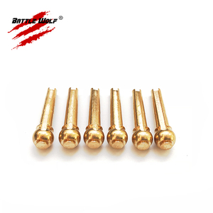 Juego de 6 pines de puente de guitarra de cobre latón 100% de tono fenomenal - Product Image 4