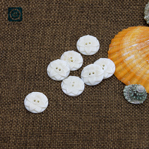 Kích Thước Lớn Chất Lượng Cao Tự Nhiên Nút Vỏ Màu Trắng Thời Trang May Nút Áo - Product Image 5