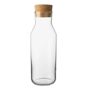Pichet à eau en verre <span class=keywords><strong>avec</strong></span> <span class=keywords><strong>bouchon</strong></span> en liège, <span class=keywords><strong>Carafe</strong></span>, pour faire de la carpe - Product Image 1