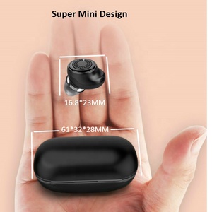 Chất Lượng cao Thể Thao trong Tai Tai V5.0 Vô Hình TWS Mini Không Dây Tai Nghe <span class=keywords><strong>Bluetooth</strong></span> Tai Nghe với Sạc Trường Hợp và Loa Kép - Product Image 3