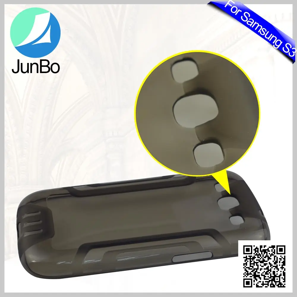 JunBo Caso para Samsung Galaxy S3 I9300 Teléfono Móvil, Venta caliente Caso Suave de TPU para Samsung S3