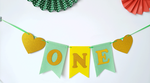 Vendita calda <span class=keywords><strong>1</strong></span> ° compleanno bambino Tutu per la decorazione di seggiolone e "uno" gagliardetto <span class=keywords><strong>buon</strong></span> compleanno per seggiolone - Product Image 2