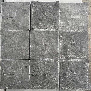 Sản phẩm mạnh mẽ Mông Cổ grey <span class=keywords><strong>basalt</strong></span> đá cuội nhỏ màu đen gạch lát cho công viên cong ứng dụng - Product Image 5