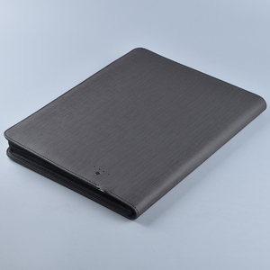 Custom Executive Zippered <strong>A4</strong> Padfolio Pu Leather <strong>Portfolio</strong> with Power Bank - Product Image 6