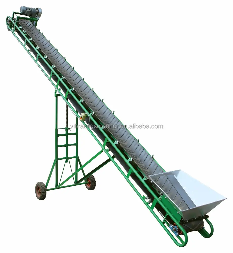 Sabuk Mobile Conveyor sabuk tambang ban berjalan sabuk karet Conveyor untuk pasir kerikil kuarsa diorite kaolin bentonite batu bara