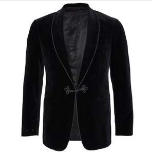 Costume pour <span class=keywords><strong>homme</strong></span>, smoking personnalisé, robe de soirée Slim, tenue de <span class=keywords><strong>mariage</strong></span> - Product Image 1