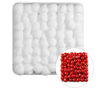 Prix bas Haute Qualité 3d Cerise Silicone Mousse Moule À Gâteau Pour La Vente En Gros