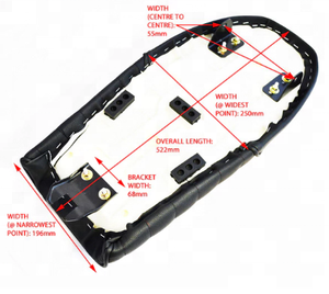 De cuero genuino <span class=keywords><strong>AX100</strong></span> cubierta del asiento de la motocicleta - Product Image 6