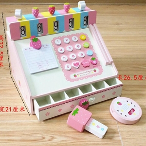 Offre Spéciale nouveau Style jeu de rôle Simulation supermarché Machine <span class=keywords><strong>caisse</strong></span> <span class=keywords><strong>enregistreuse</strong></span> <span class=keywords><strong>en</strong></span> <span class=keywords><strong>bois</strong></span> <span class=keywords><strong>jouet</strong></span> - Product Image 6