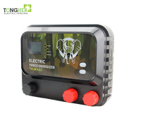 Nuevo Energizador Tongher 12J LCD, hasta 40 km, TH-MARS12, Energizador de Cerca Eléctrica para Elefantes/Cerdos/Osos