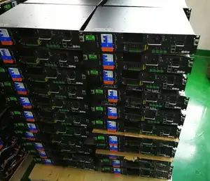 48V 200A 4U วงจรเรียงกระแสโทรคมนาคมสำหรับแหล่งจ่ายไฟสลับ AC DC พร้อมอินเวอร์เตอร์1250VA R48-3200e