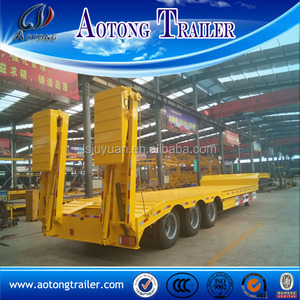 Charge utile 30-80 tonnes bas lit <span class=keywords><strong>remorque</strong></span>, Surbaissée <span class=keywords><strong>remorque</strong></span> dolly <span class=keywords><strong>vente</strong></span> - Product Image 2