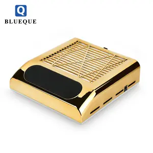 Blueque เครื่องทำเล็บแบบ80W,เครื่องเป่าเล็บเครื่องดูดฝุ่นโต๊ะทำเล็บ