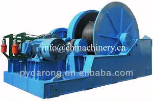 Double Drum Mine Winch With Plastic Layer