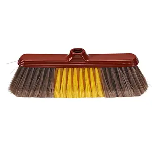 批发支持定制彩色室内扫帚头，带PVC刷毛，供家庭或办公室使用