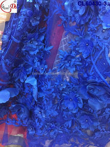 <span class=keywords><strong>Tessuto</strong></span> in Pizzo 3D di Lusso Rosa/<span class=keywords><strong>Rosso</strong></span>/Bianco, Ricamo in <span class=keywords><strong>Tulle</strong></span>, Pizzo Francese per Abiti da Sposa/Festa Eleganti CL60430 - Product Image 3