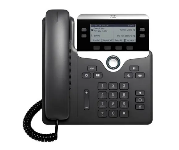 Nova CP-7841-K9 Unfied UC Telefone IP 7841 Negócio VoIP Telefone IP do Carvão Vegetal