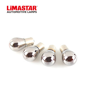 Limastar S25 12V 21W BAU15s Chrome Ambra Argento Vision lampadina/luce della Coda/luce di Arresto accessori auto - Product Image 3