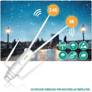 Repetidor de señal Wifi, ap/router de alta potencia, AC1200, inalámbrico, para exteriores, alta calidad, CE Rohs, <span class=keywords><strong>500</strong></span> metros, 12 meses, 30dBm <span class=keywords><strong>MAX</strong></span> - Product Image 2