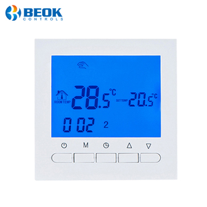LCD Numérique Programmable Hebdomadaire <span class=keywords><strong>Filaire</strong></span> <span class=keywords><strong>Chaudière</strong></span> À <span class=keywords><strong>Gaz</strong></span> <span class=keywords><strong>Thermostat</strong></span> Chambre Plancher Chauffage Température Contrôleur 110 - Product Image 2
