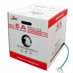 <span class=keywords><strong>Fluke</strong></span> test passé Cat6A UTP cuivre nu câble en vrac pour 5 anos garantie - Product Image 1
