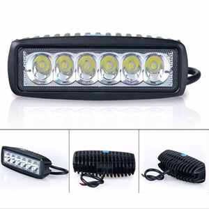 Venta al por mayor barra de luz LED 18W barra de luz LED SUV ATV vehículo todoterreno Spot Light