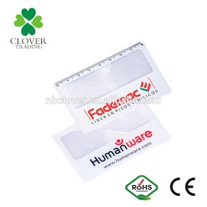 En plastique de carte de crédit loupe de lecture à <span class=keywords><strong>l</strong></span>'aide de pvc avec <span class=keywords><strong>l</strong></span>'impression - Product Image 1